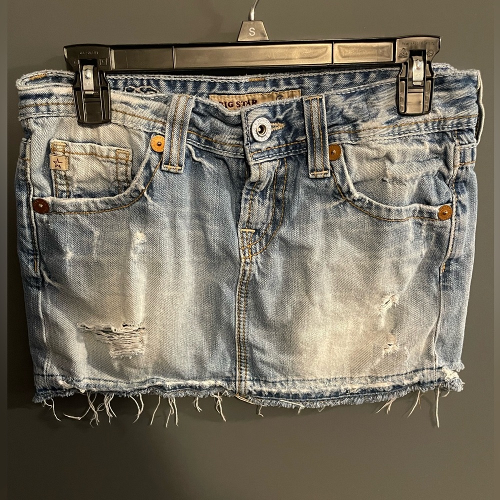 Women’s denim mini skirt